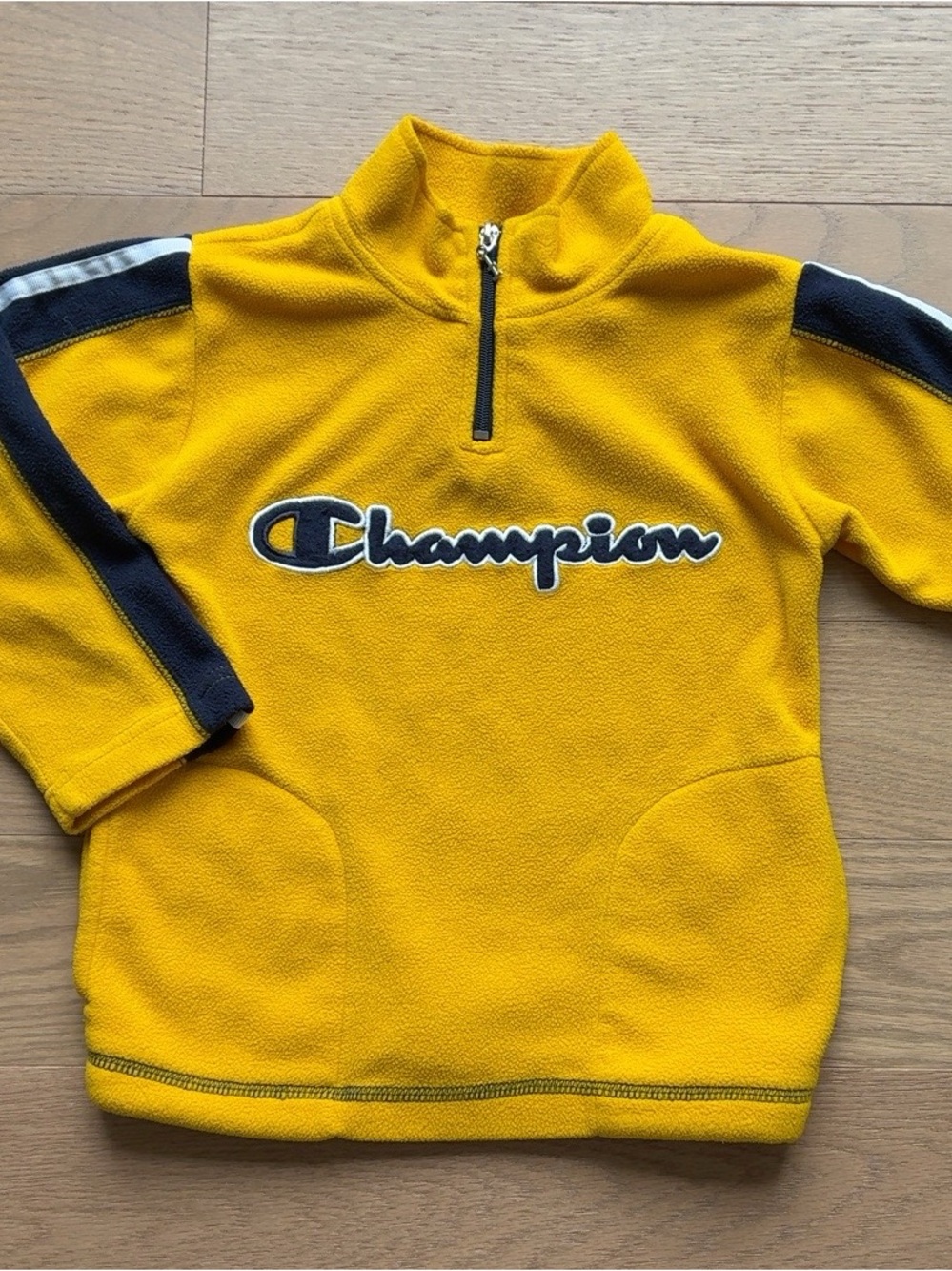 💛 Champion Vintage Fleece Pullover – Size 5